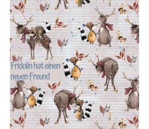 Bio Jersey Lillestoff - Fridolin hat einen neuen Freund